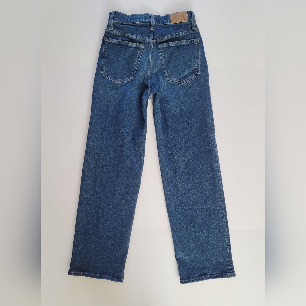 Madewell Perfect Vintage Wide Leg High Rise Jeans Denim, 26, Clean Girl - Picture 2 of 10